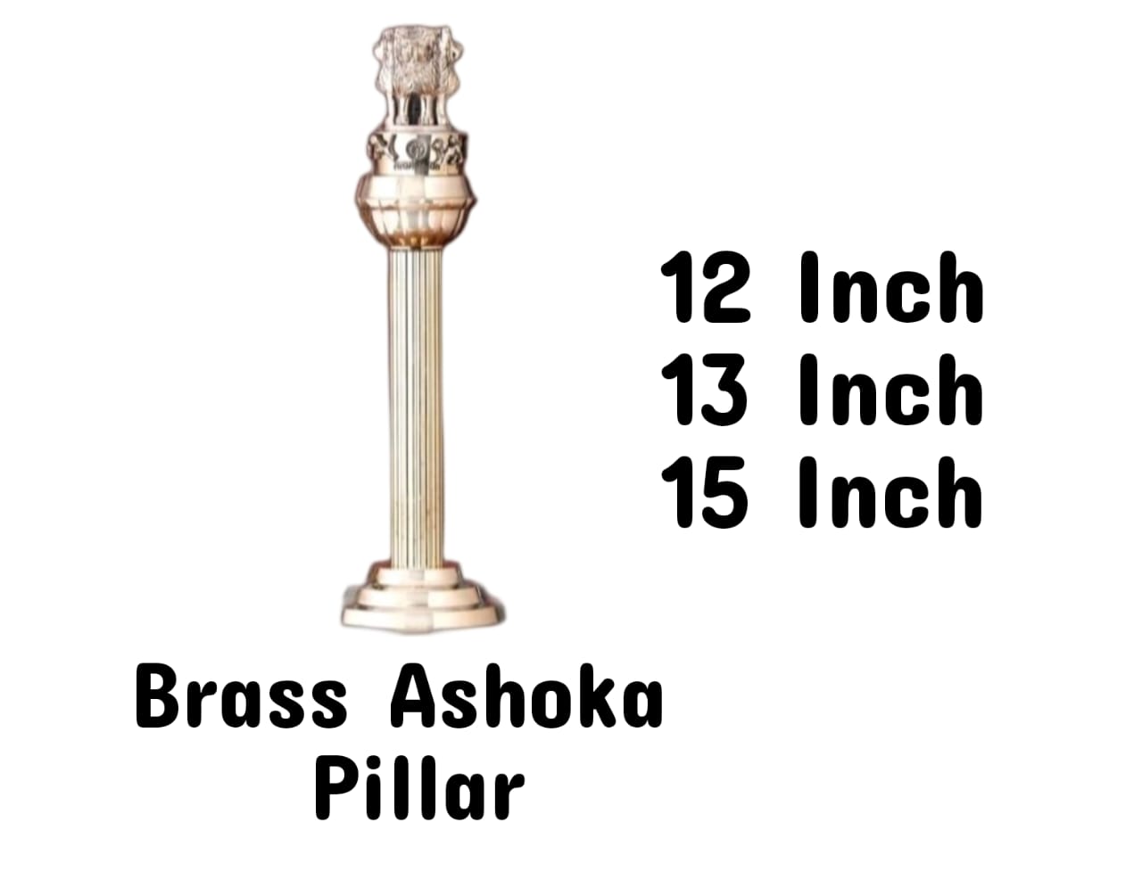 Brass Ashoka Pillar