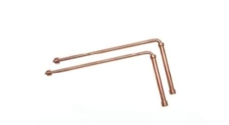 Copper Dowsing Rods with 8 mm Handle for Energy Detection