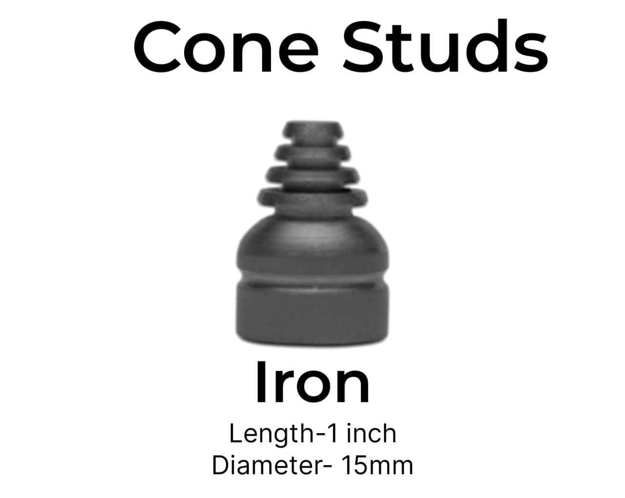Iron Cone Studs