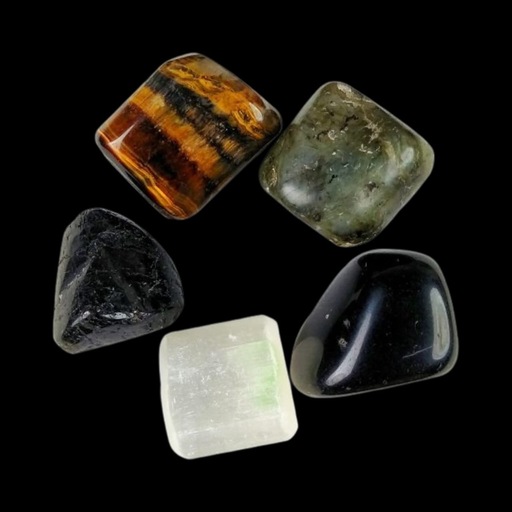 Black Magic for Protection Tumble Stone Kit - Image 2