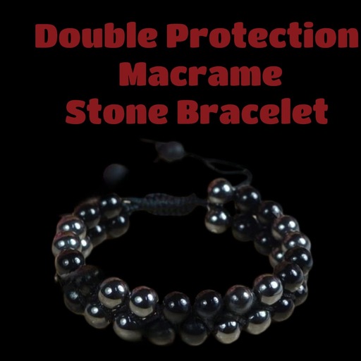 Double Protection Macrame Bracelet