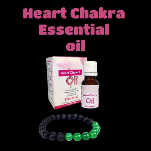 Heart Chakra Essential Oil With Bracelet - Image 3