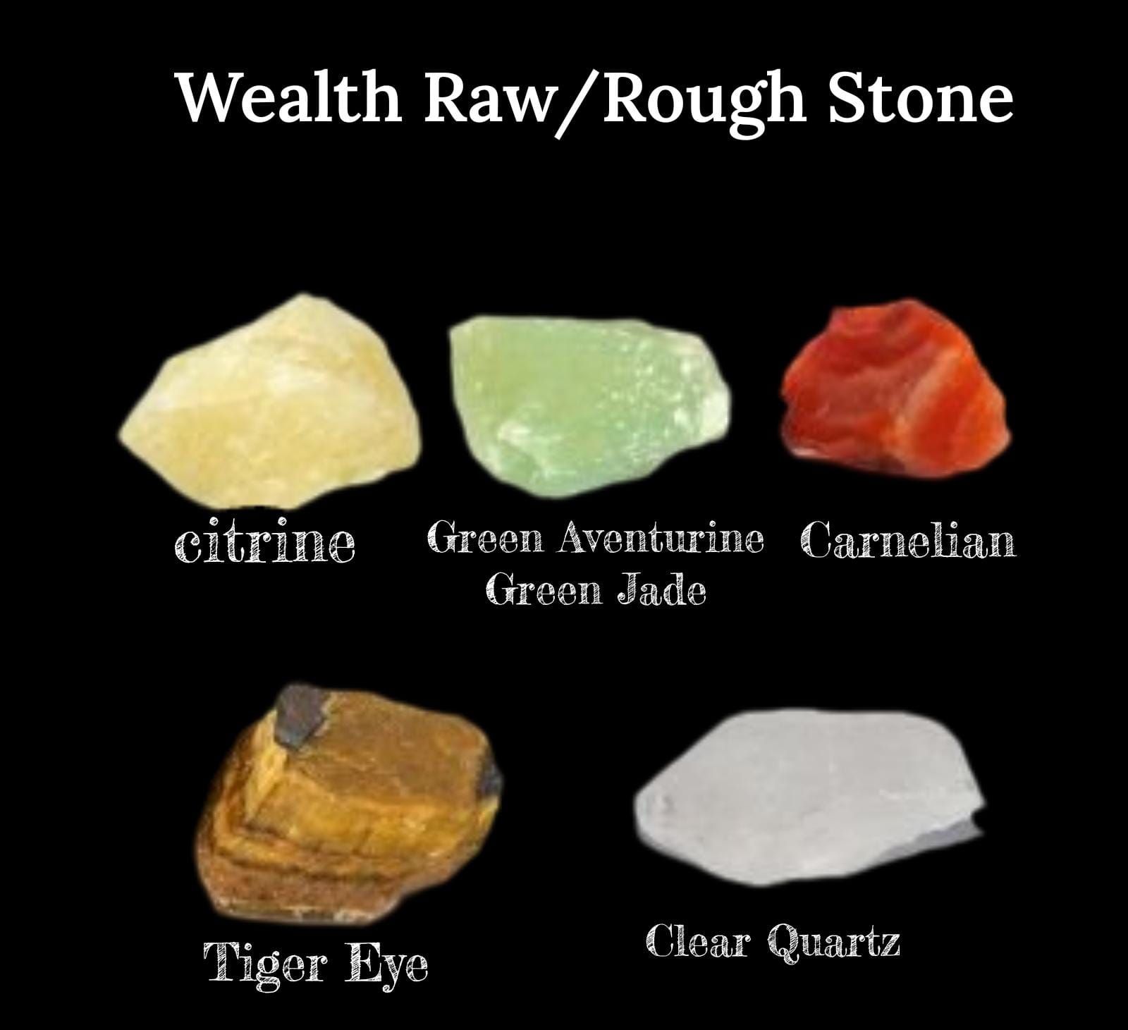 Wealth Raw / Rough Stone Kit